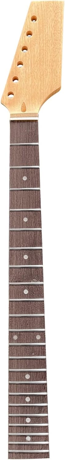 DIY Electric Guitar Kit Beginner Kit 6 String Right Handed with Mahogany Body Mahogany Neck Rosewood Fingerboard Chrome Hardware Build Your Own Guitar.