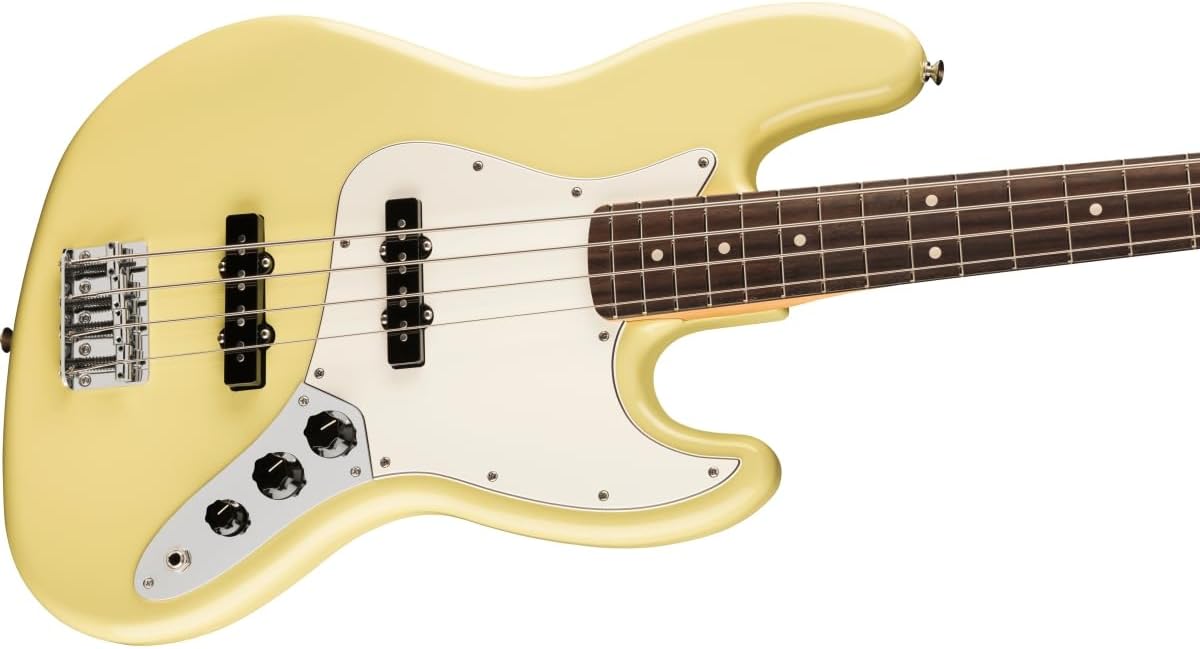 Fender Player II Jazz Bass - Hialeah Yellow with Rosewood Fingerboard