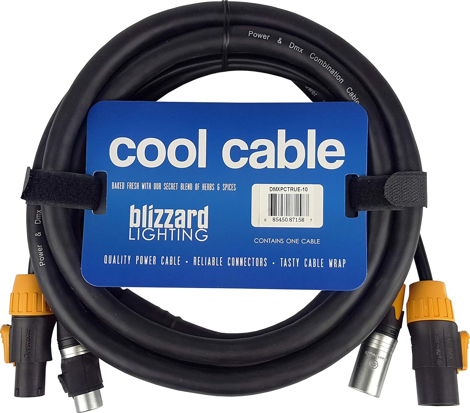 Blizzard Lighting Cool Cables True1 Compatible + DMX Combo (10ft/3-pin)