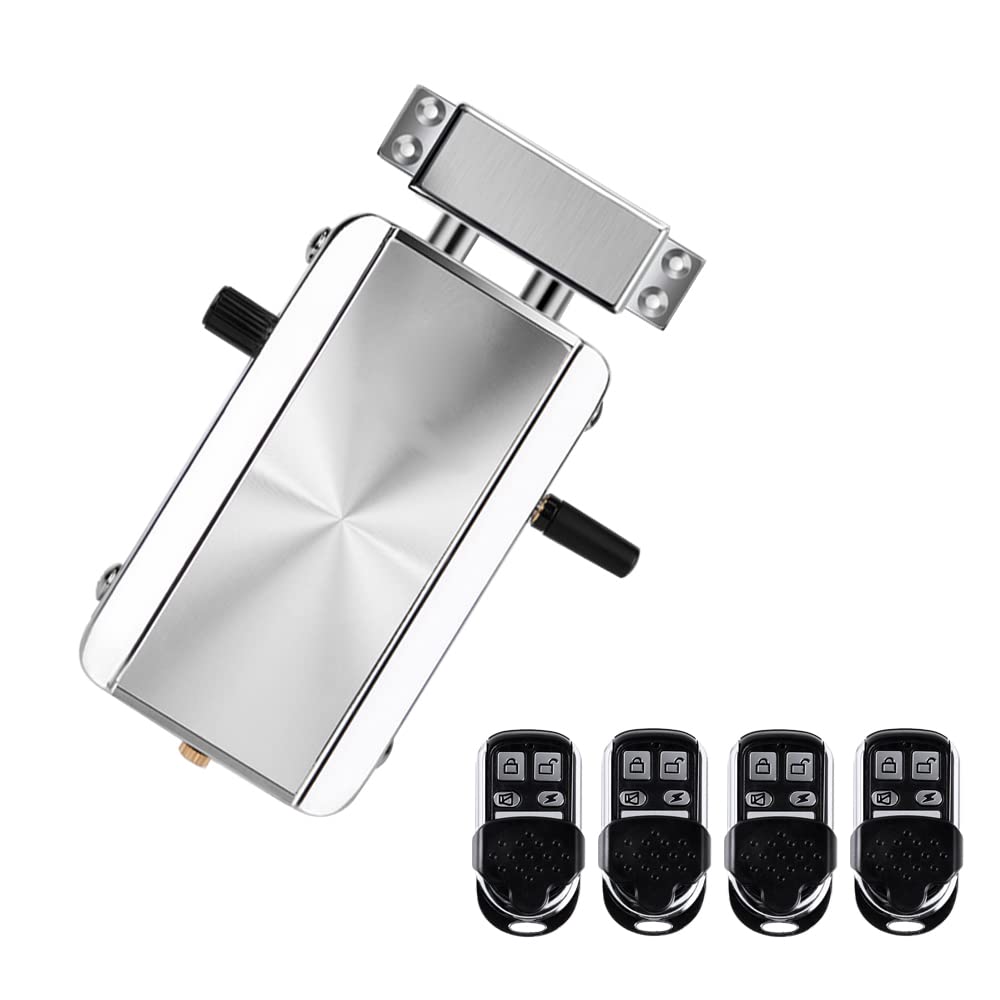 Smart Lock, Remote Control Keyless Entry Electronic Lock, Dual core and Dual System, Open Faster, Response Quicker, Remote Control Lock with Stainless Steel, for Office Home