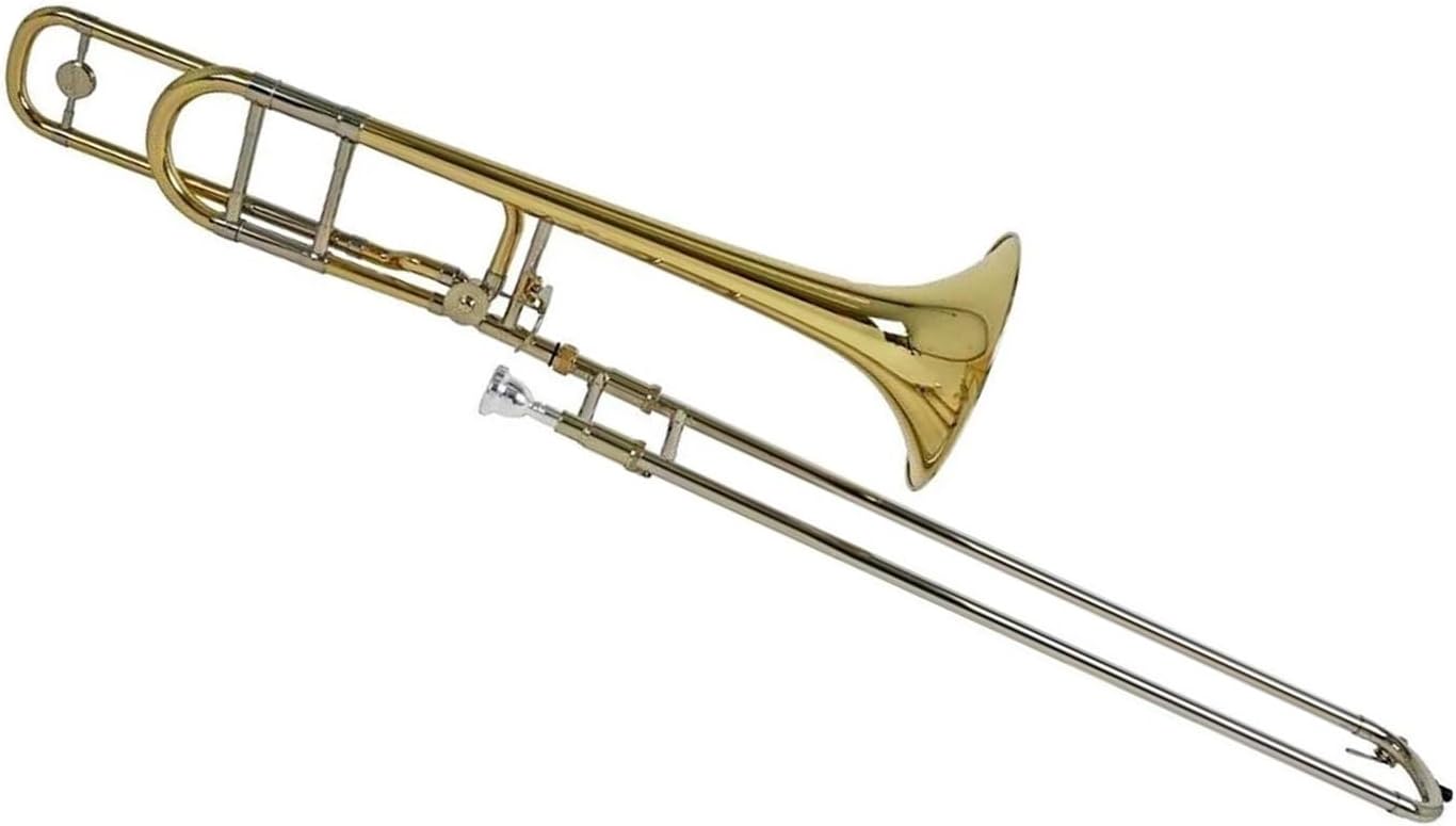 Professionals euphonium Trombone Bb/F Tenor Trombone With Case Accessories Yellow Brass Body