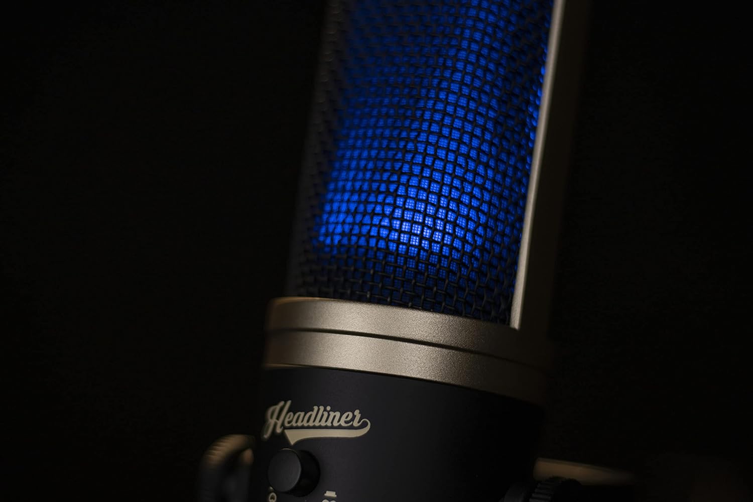 Headliner Roxy Stereo USB mic with Dual Condenser Capsules for Mac, PC, iOS, Android, Gaming, Recording, Streaming and Podcasting