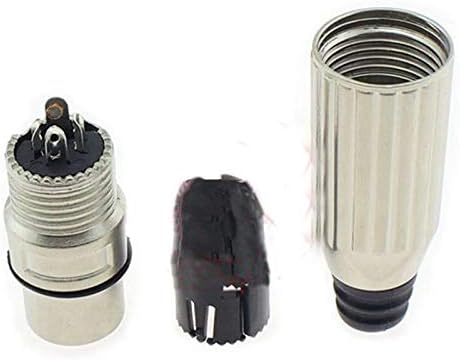 Davitu Electrical Equipments Supplies - 100pcs All Metal Microphone XLR Connector Male Female Balance 3 Needle 3 Pin XLR Plug - (Color: 100pairs)