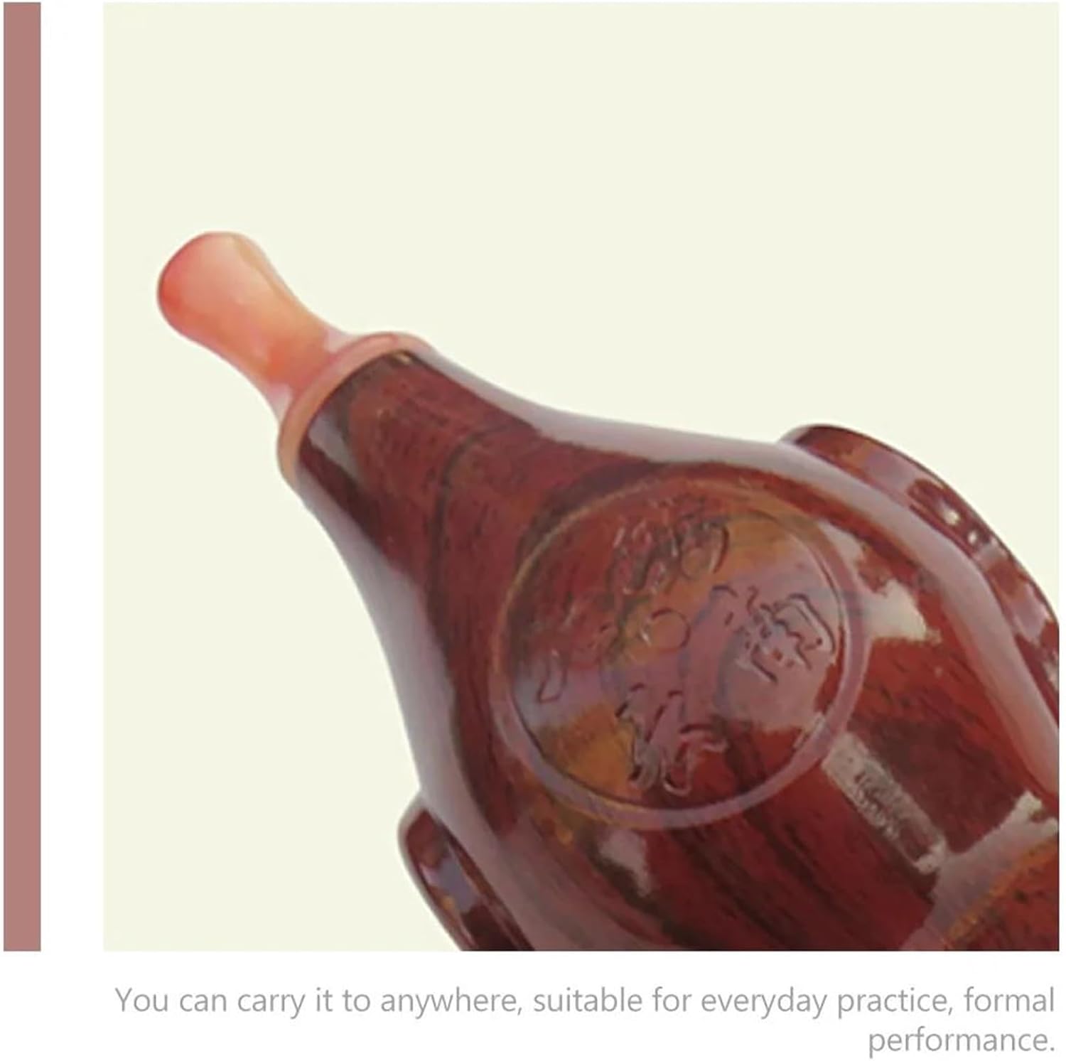 Hulusi Flute Traditional Woodwind Instrument Gourd Silk Musical Instruments Professional Hulusi Student(43x8cm)