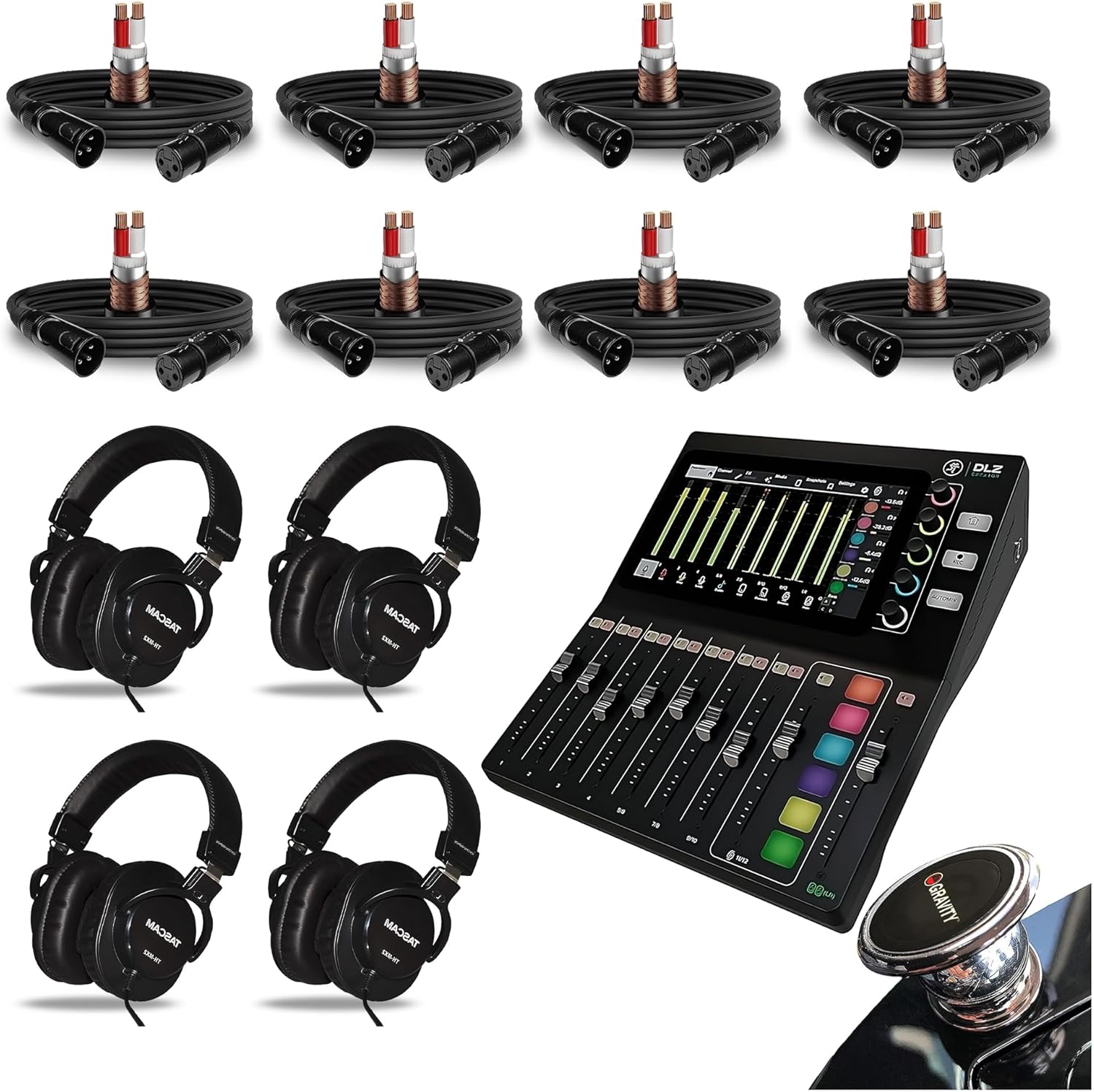 Mackie DLZ Creator 12-channel Digital Mixer, USB, 10.1