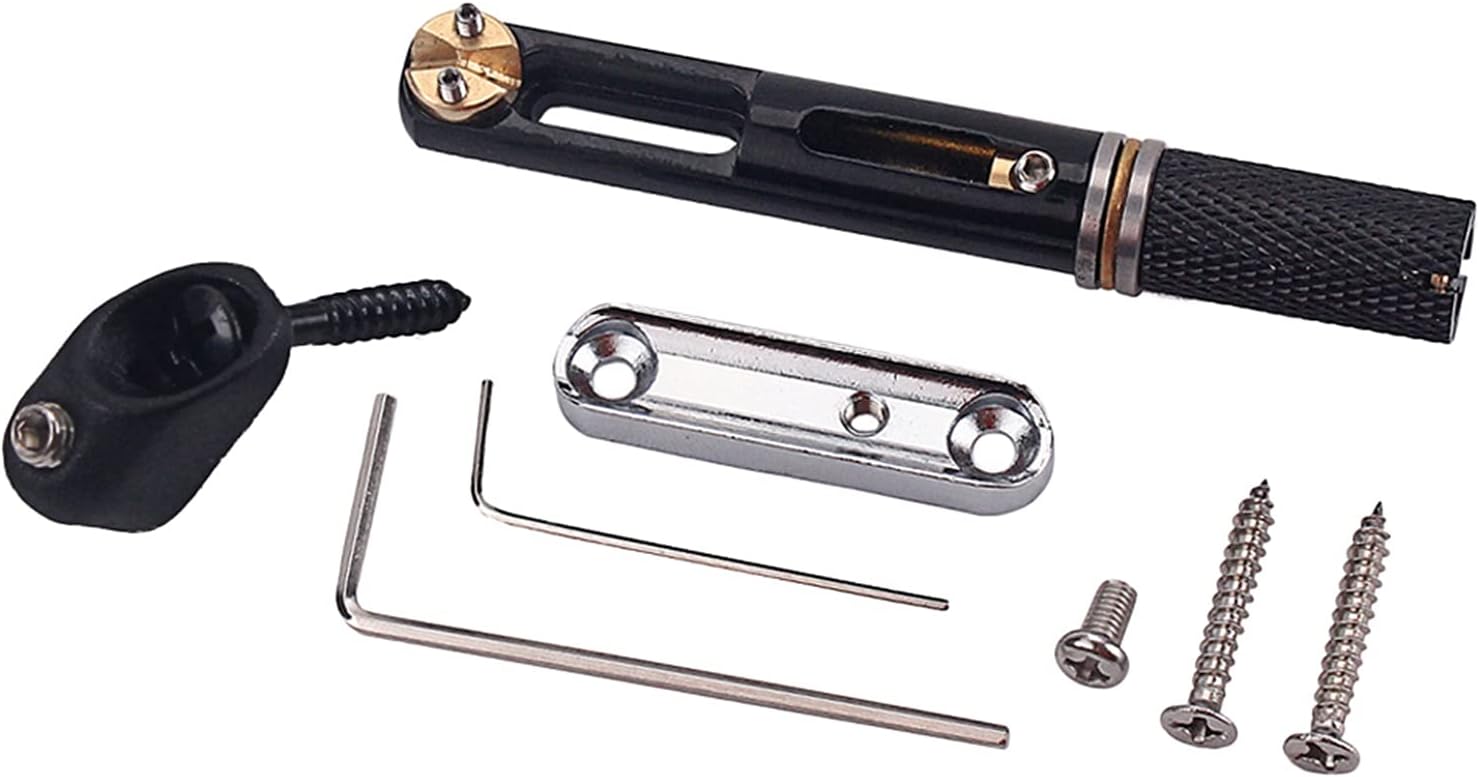 Electric Guitar Bridge Saddle 5 Sets 5 Strings Bass Bridge Precision Headless Bass Guitar Replacement Accessories Guitar Tailpiece