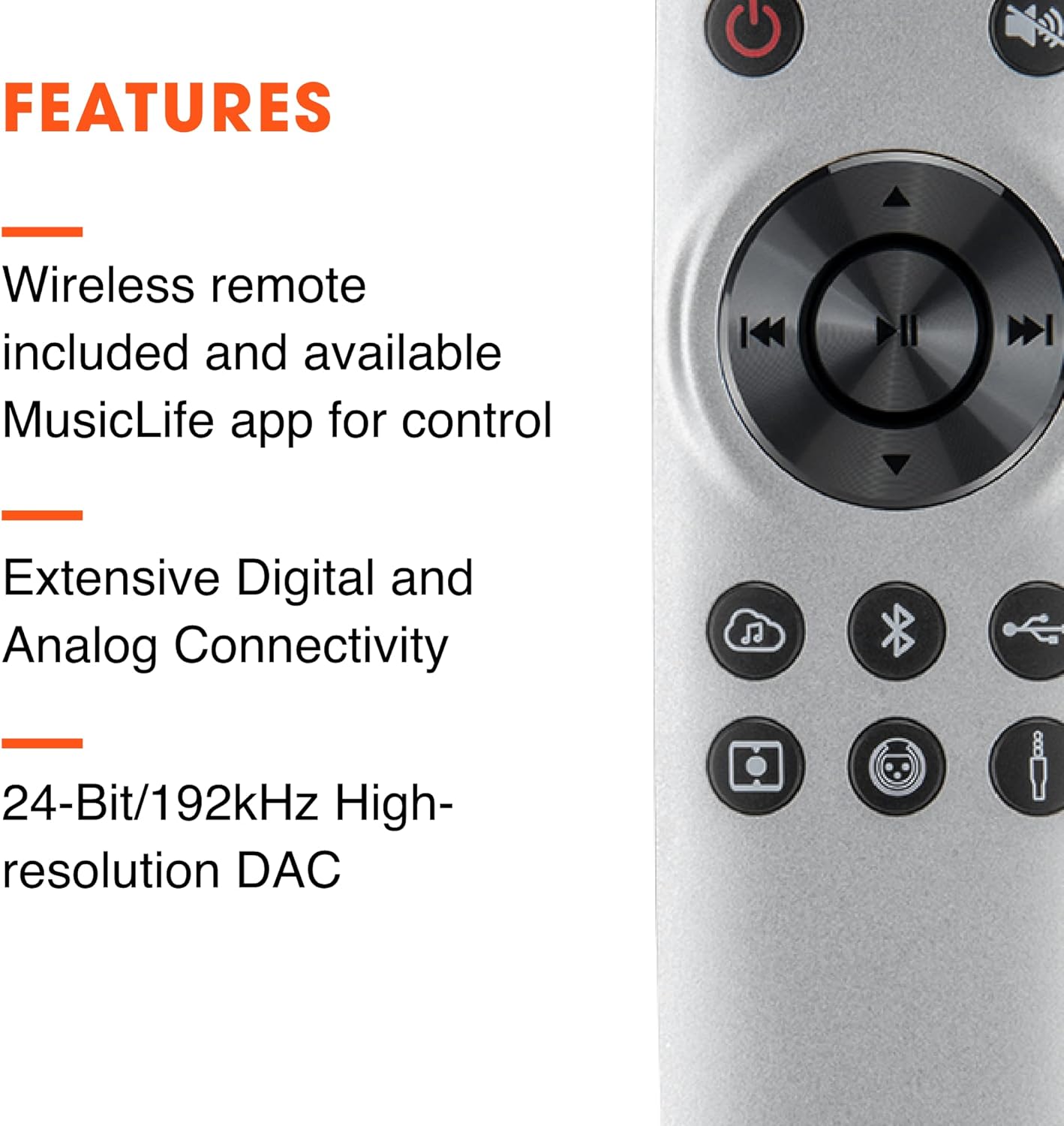 JBL 4305P Studio Monitor, Black Walnut - Powered Bookshelf Loudspeaker System - with Google Chromecast Built-in, Apple AirPlay 2 & Bluetooth