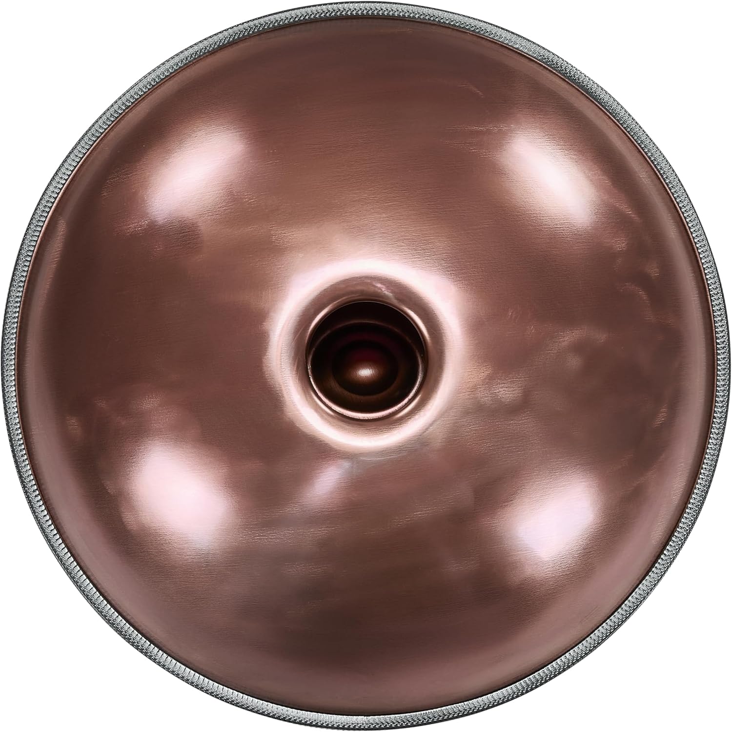 Handpan Steel Drum Instrument 440Hz 10 Notes in D Minor 22inches Handmade, Percussion Instrument