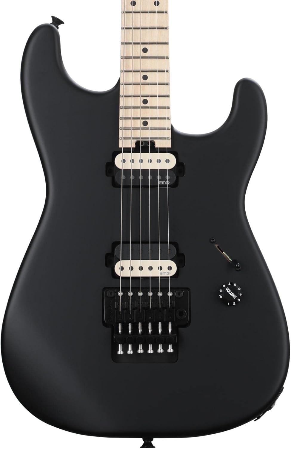 Charvel Jim Root Signature Pro-Mod San Dimas Style 1 HH FR M Electric Guitar - Satin Black