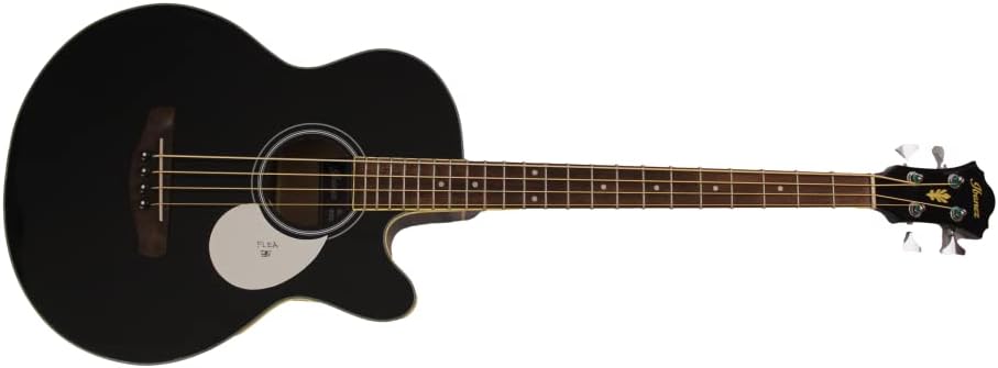 FLEA SIGNED AUTOGRAPH FULL SIZE IBANEZ ACOUSTIC BASS GUITAR B W/ JAMES SPENCE JSA LETTER OF AUTHENTICITY - RED HOT CHILI PEPPERS WITH ANTHONY KIEDIS, CHAD SMITH & JOSH FRUSCIANTE - MOTHER'S MILK, BLOOD SUGAR SEX MAGIK, ONE HOT MINUTE, CALIFORNICATION