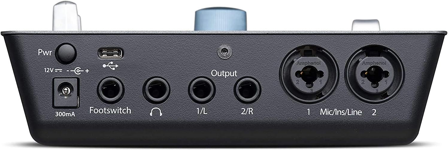 Presonus ioStation 24c: 2x2 USB-C Compatible Audio Interface with Download for Studio One Artist and Studio Magic Plug-in Suite and Production Controller with Professional Recording Headphones