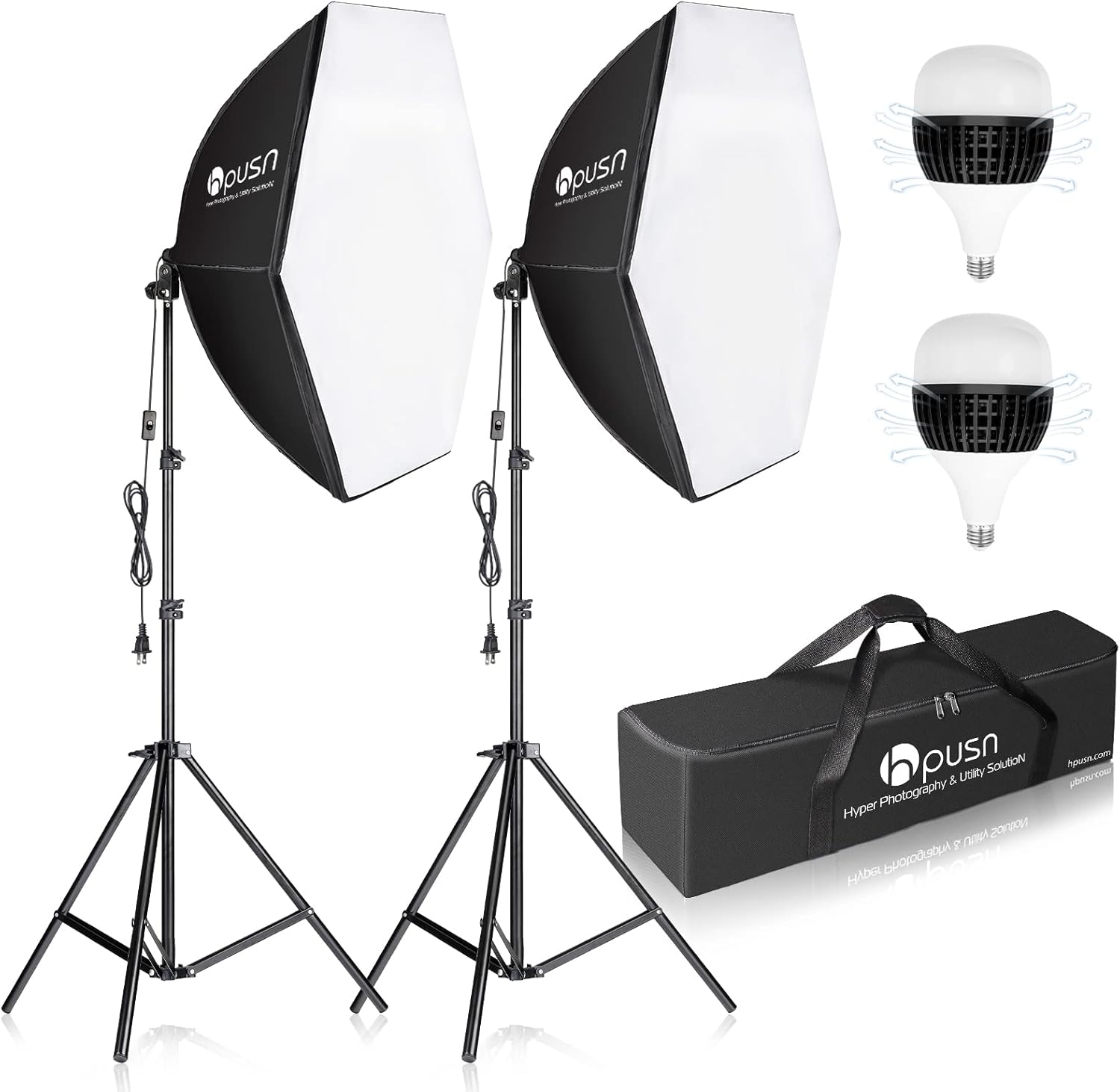 HPUSN Softbox Photography Lighting Kit 30