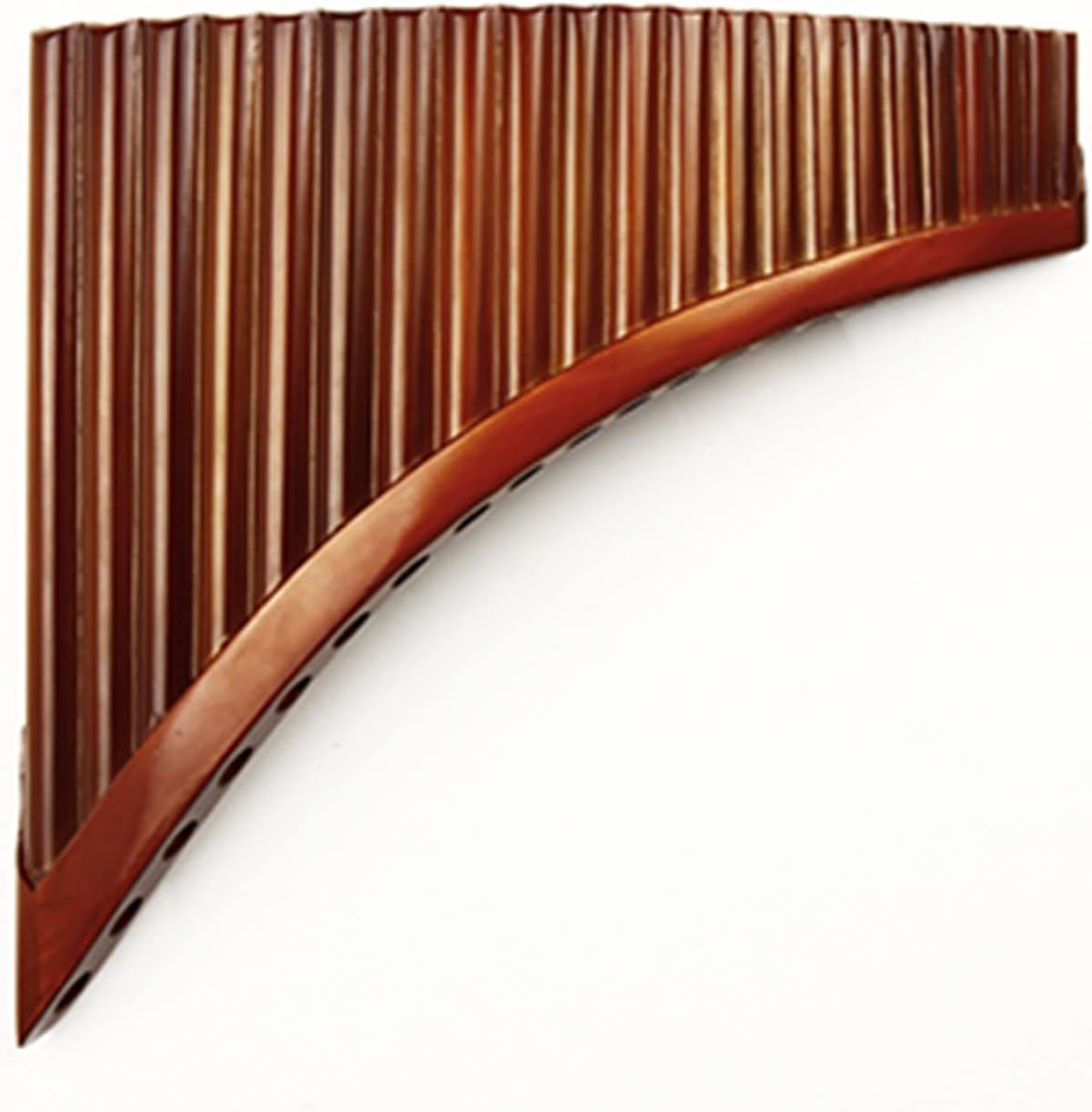 22 Pipes Pan Flute G Key Pan Pipes Woodwind Instrument Bamboo Pan Flute (Color : Right)