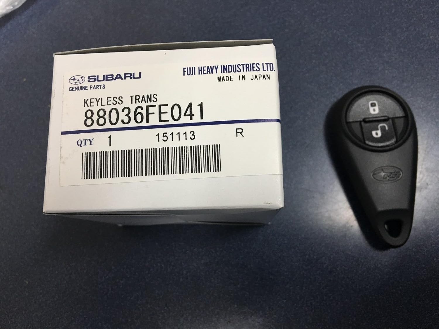 Subaru Genuine 88036FE041 Transmitter - Keyless, 1 Pack