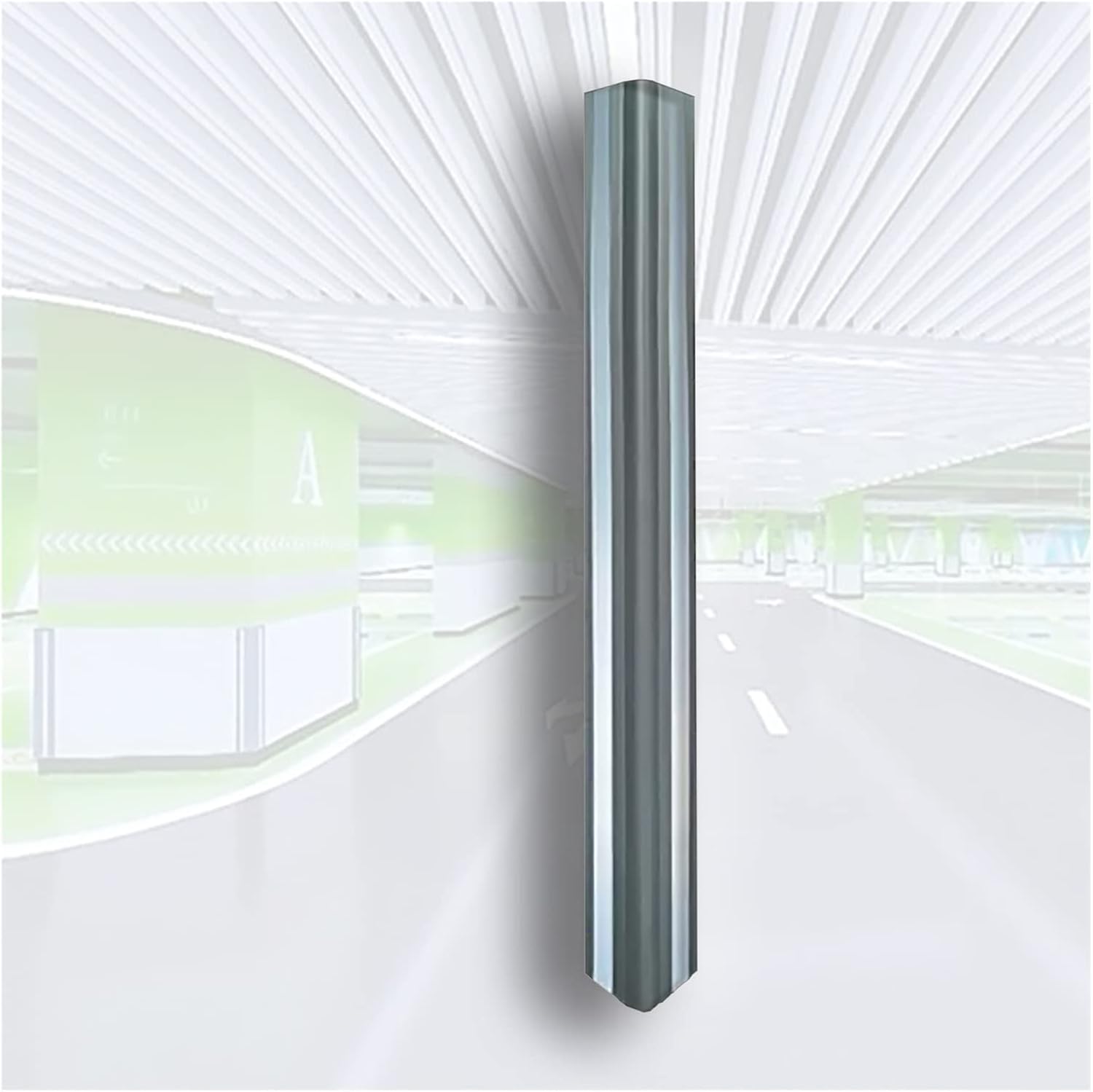 Reflective Garages Wall Corner Edge Safety Bumpers Warehouse Wall Guard for Car Doors Anti-Collision，Wall Protector for Parking Narrow (Color : Gray)