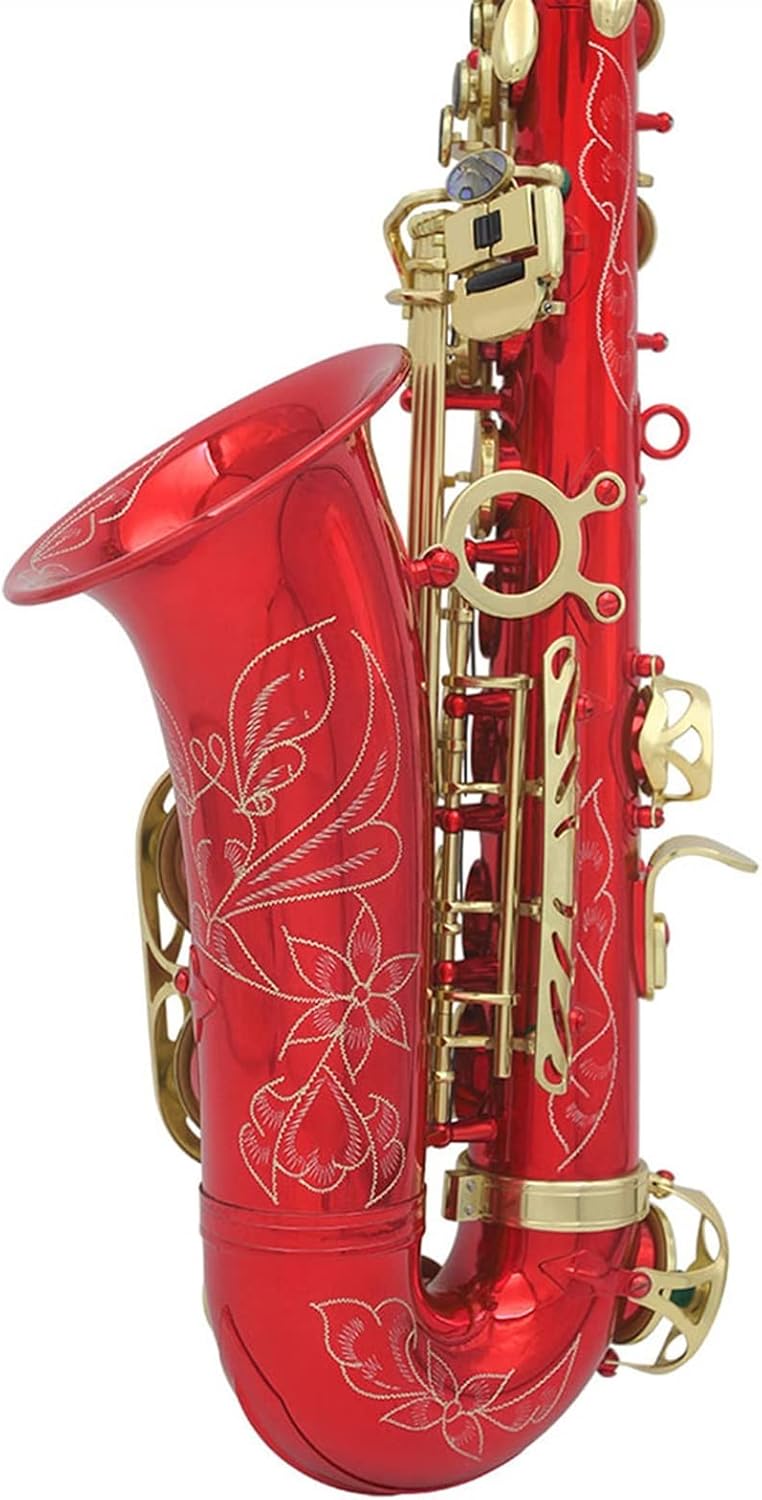 EB Alto Saxophone Brass Colorful Lacquered E Flat Woodwind Instrument with Case Beginner Saxophone