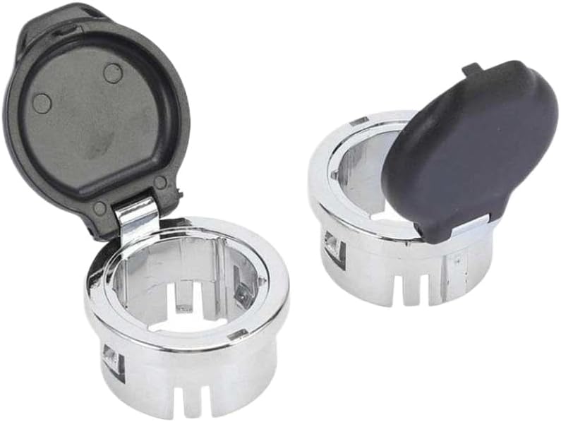 2pcs Dash Power Outlet Cover 20983936 Compatible with 07-13 Silverado Suburban Tahoe Vehicles Car Electronics Accessories Adapters