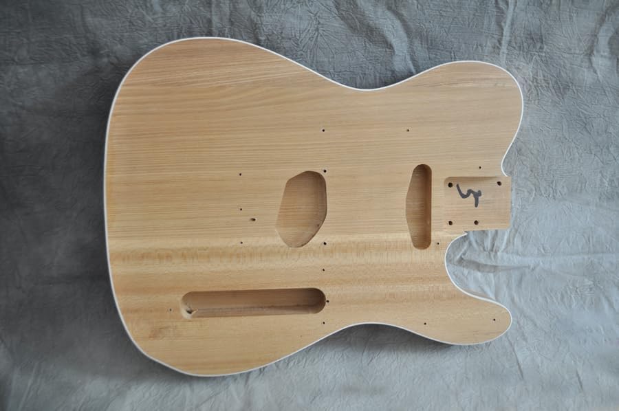 RSW DIY Electric Guitar Kit, Elm Body, Maple Neck, 6 Strings, Right-Handed, 25.5 Inch Scale Length