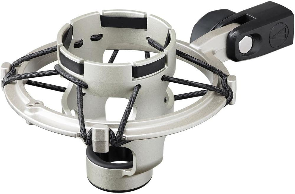 Audio-Technica AT8449a Shock Mount for AT4047/SV and AT4080 Microphones, Silver