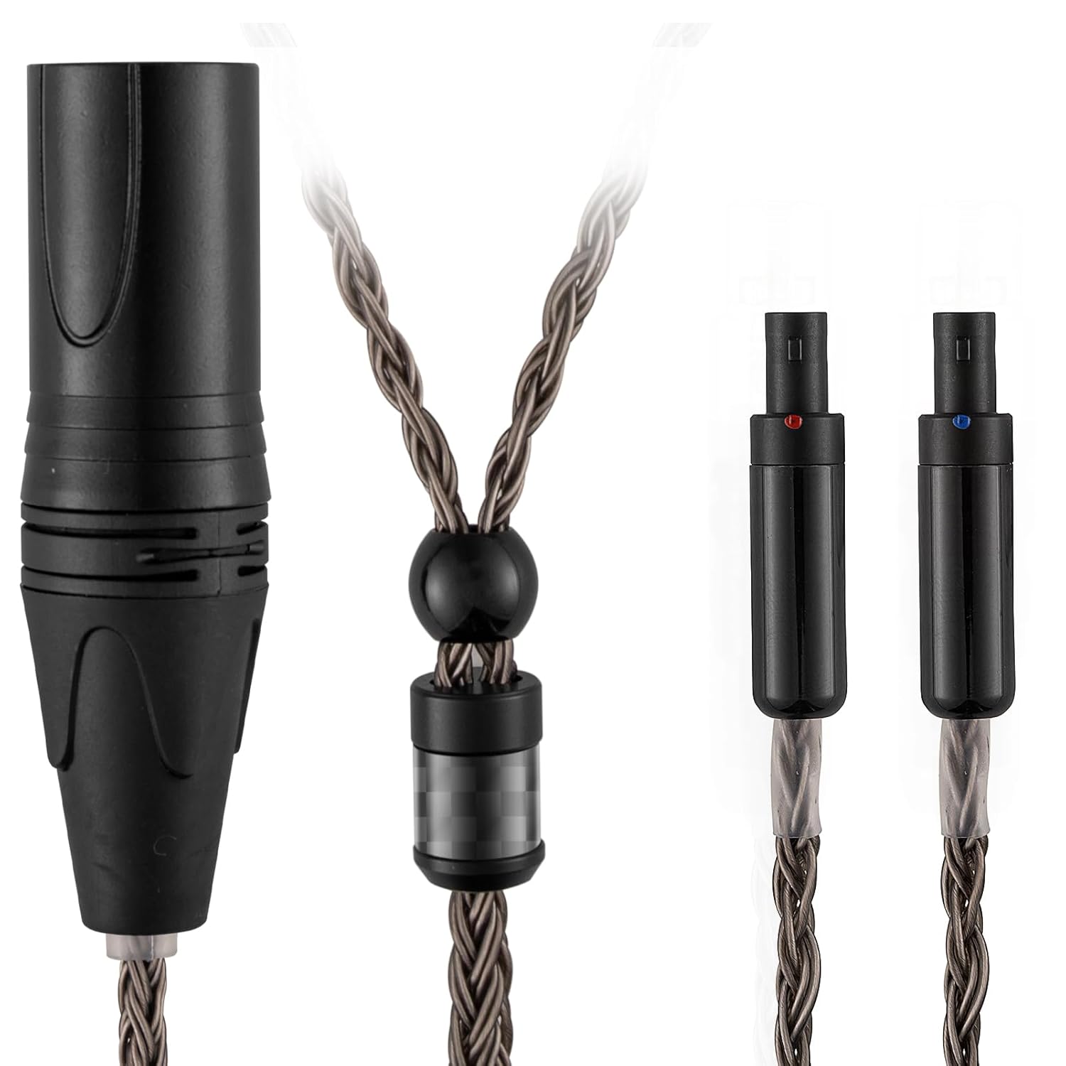 4 Pin XLR Balanced Headphone Cable Compatible with Sennheiser HD800s HD800 HD820s HD820 HD8XX Dharma D1000 16 Core Upgrade Replacement Cord (with 4 Pin XLR Balanced, 3Meters/10ft)