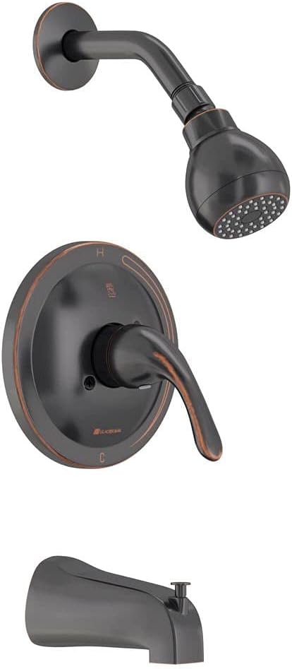 Glacier Bay Builders 1-Handle 1-Spray Tub and Shower Faucet in Bronze