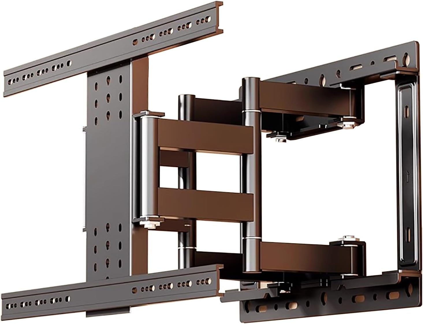 Full Motion TV Wall Mount for 40-100 Inch TV Mounts, Swivel & Tilt TV Mount Extendable Arm, Articulating Wall Mount TV Bracket with Hole Drilling Template(50-100inch)