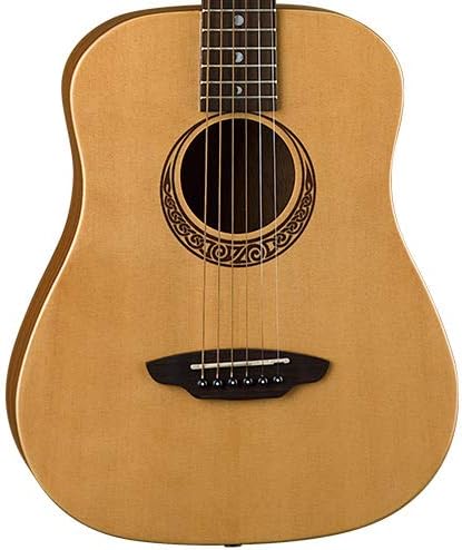 Luna Safari Series Muse Spruce 3/4-Size Travel Acoustic Guitar - Natural