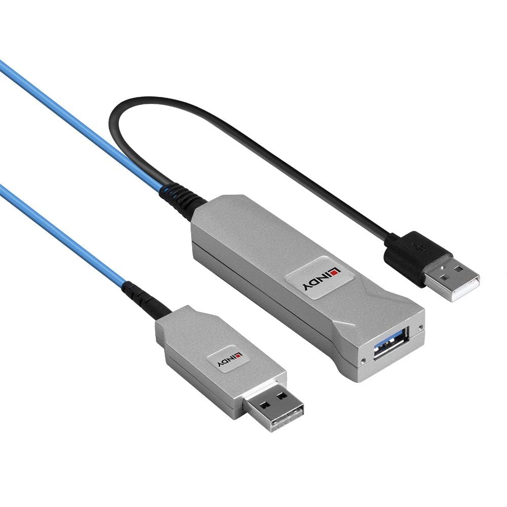 LINDY 30m Fibre Optic USB 3.0 Cable