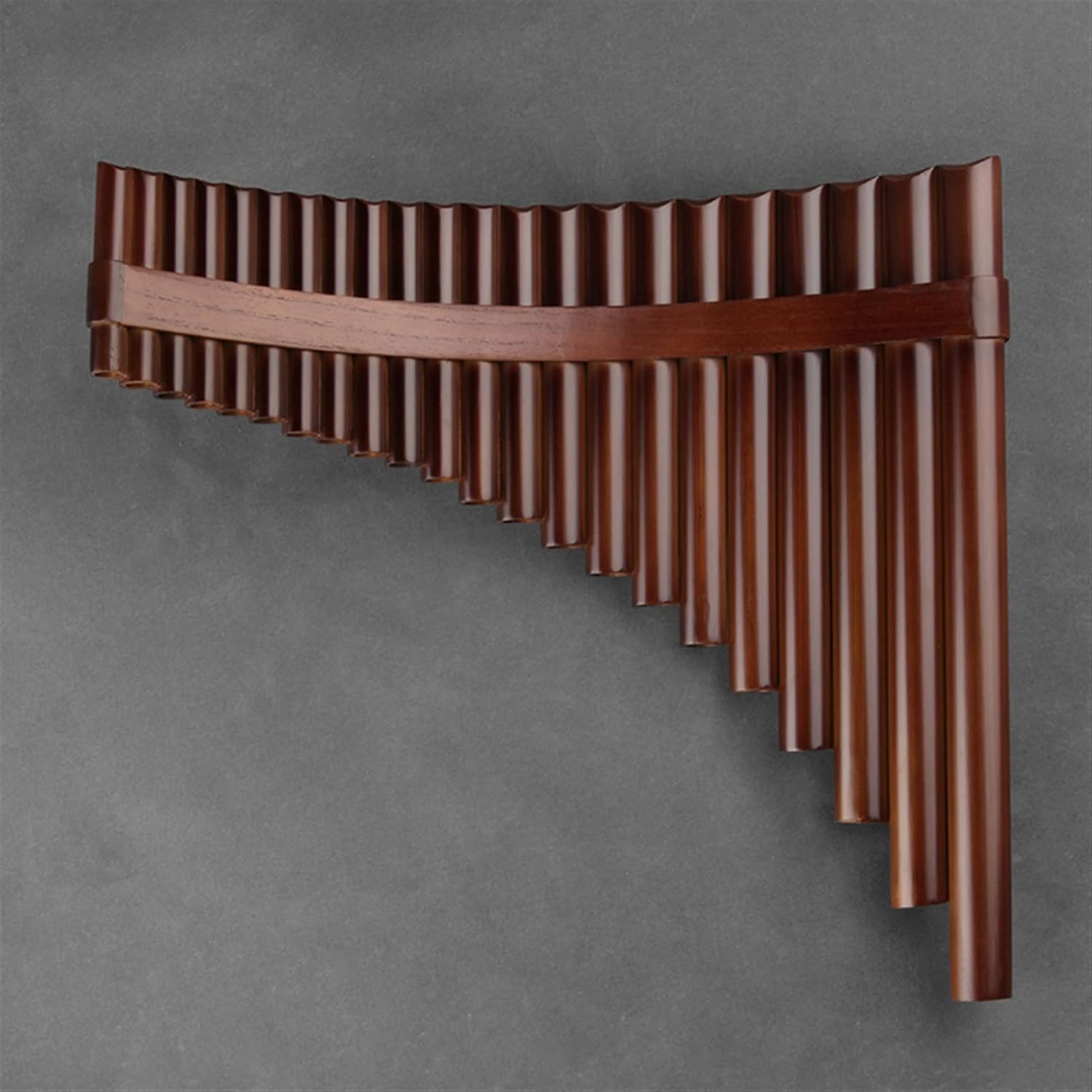 TSTS Beginner Pan Flute Woodwind Musical Instruments 22 Pipes Pan Flute G Key Bamboo Pan Flute (Color : Right-Hand)