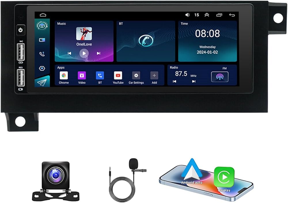 PHEZEN 6.86inch Car Stereo Radio Fit for Dodge Ram 1500 2500 3500 1994–2002, for Cirrus 1995-2000, for Chrysler Town&Country 1990-2000 with Android Auto&with Carplay Support WiFi Bluetooth 2+32G