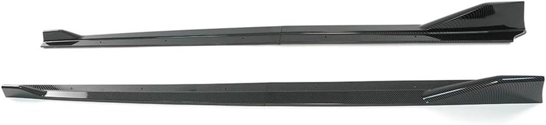 Car Side Skirt Extension Compatible for Toyota Supra A90 A91 2020-2024 AG Style Carbon Fiber Look Car Accessories Body Kit