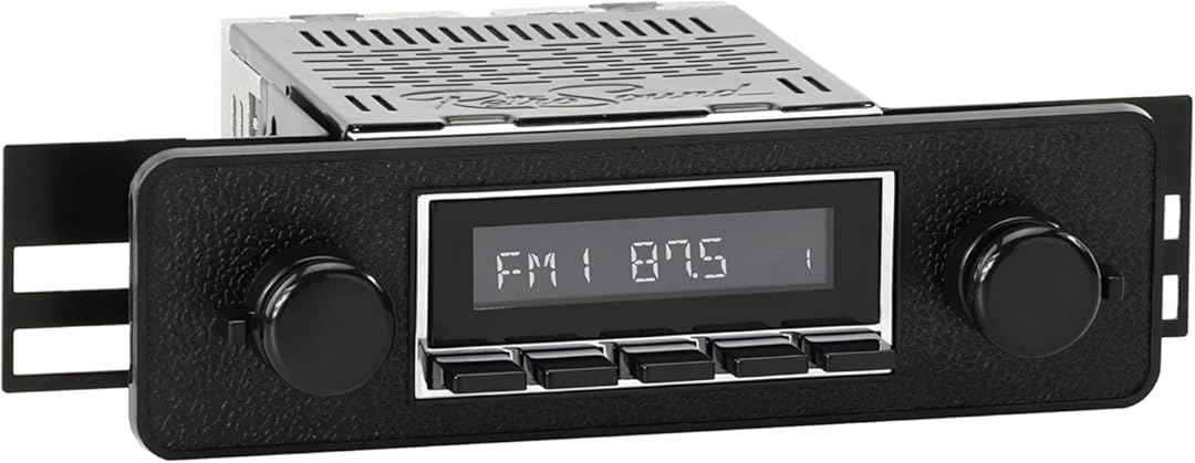 RetroRadio Compatible with 1963-78 Triumph Spitfire Features Include Bluetooth, AUX, AM/FM LACB-M1-402-40-90T