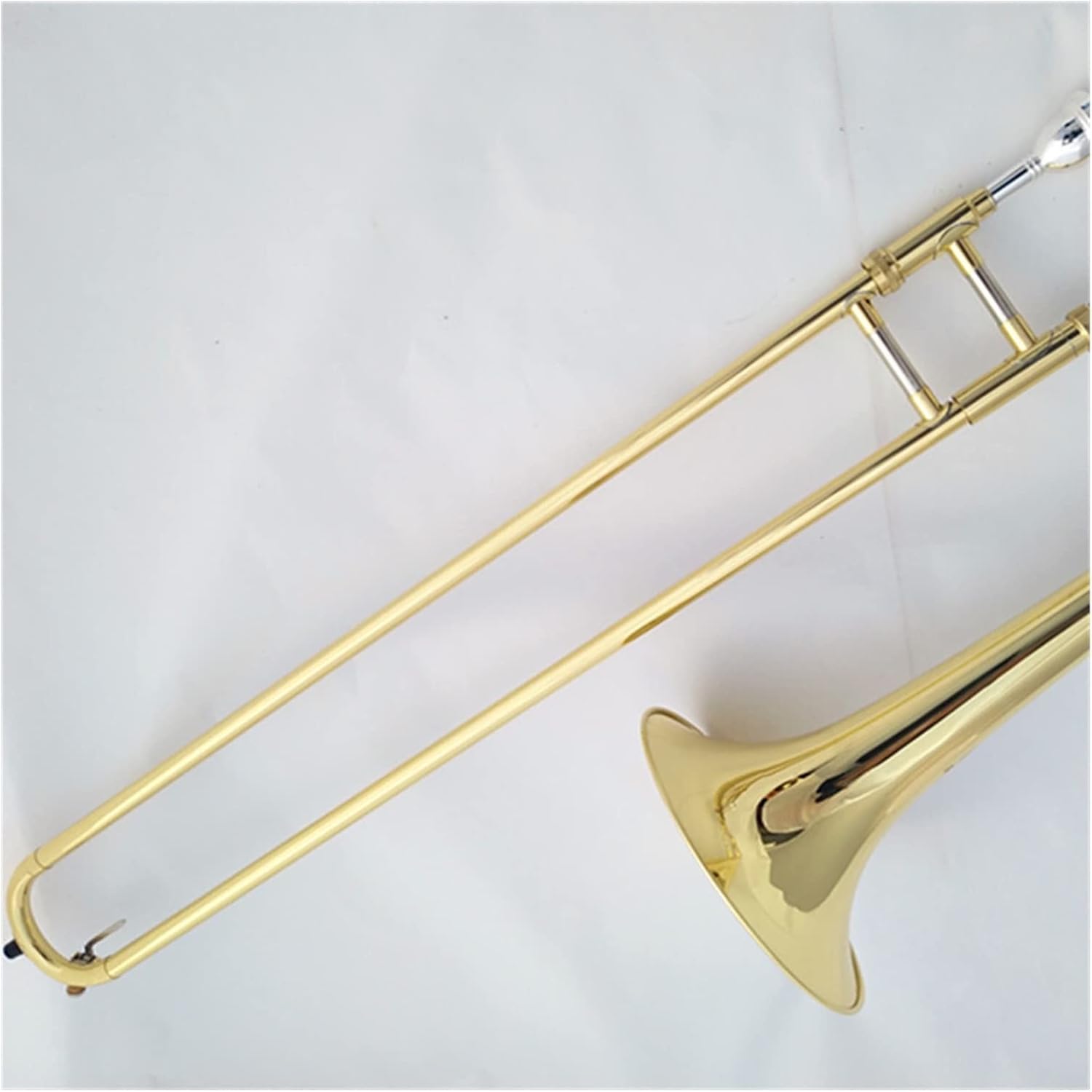 TSTS B-Flat Alto Trombone Lacquered-Gold Brass Instrument Beginner Trombone