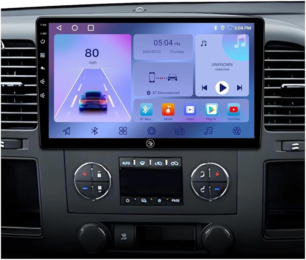 with Carplay for Silverado Crew Cab 2009 with 10