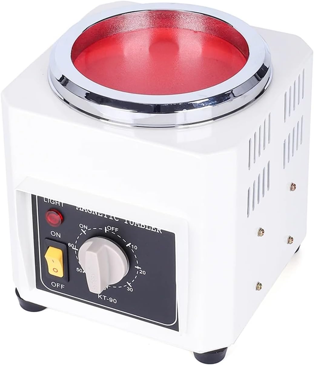 Magnetic Polishing Machine,Tumbler AC DIY Jewelry Polisher Finishing Cleaning Tool,Jewelry Polishing Finishing Machine