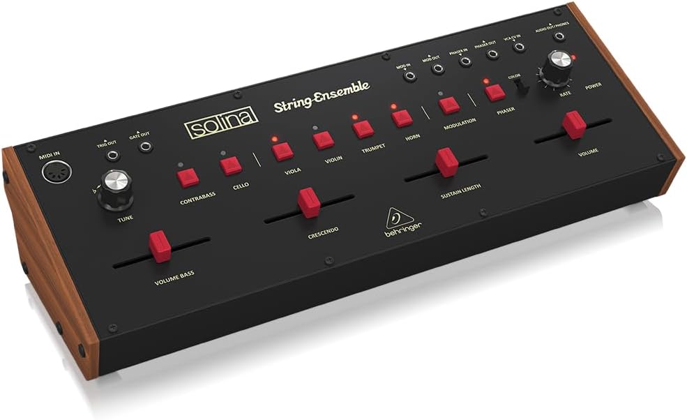 Behringer SOLINA STRING ENSEMBLE Classic Analog String Ensemble Synthesizer with 49-Voice Polyphony, BBD.
