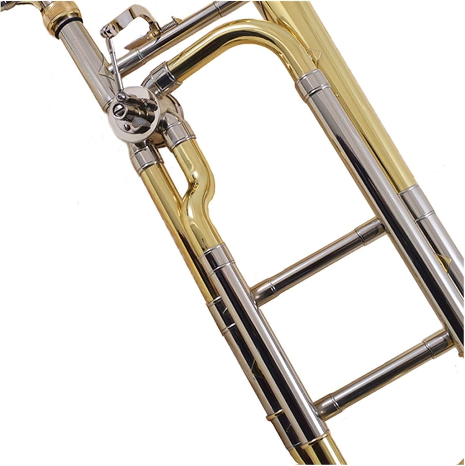Adult Trombone Instrument Tenor Bb/F Key Transposition For White Copper Bow Trombone