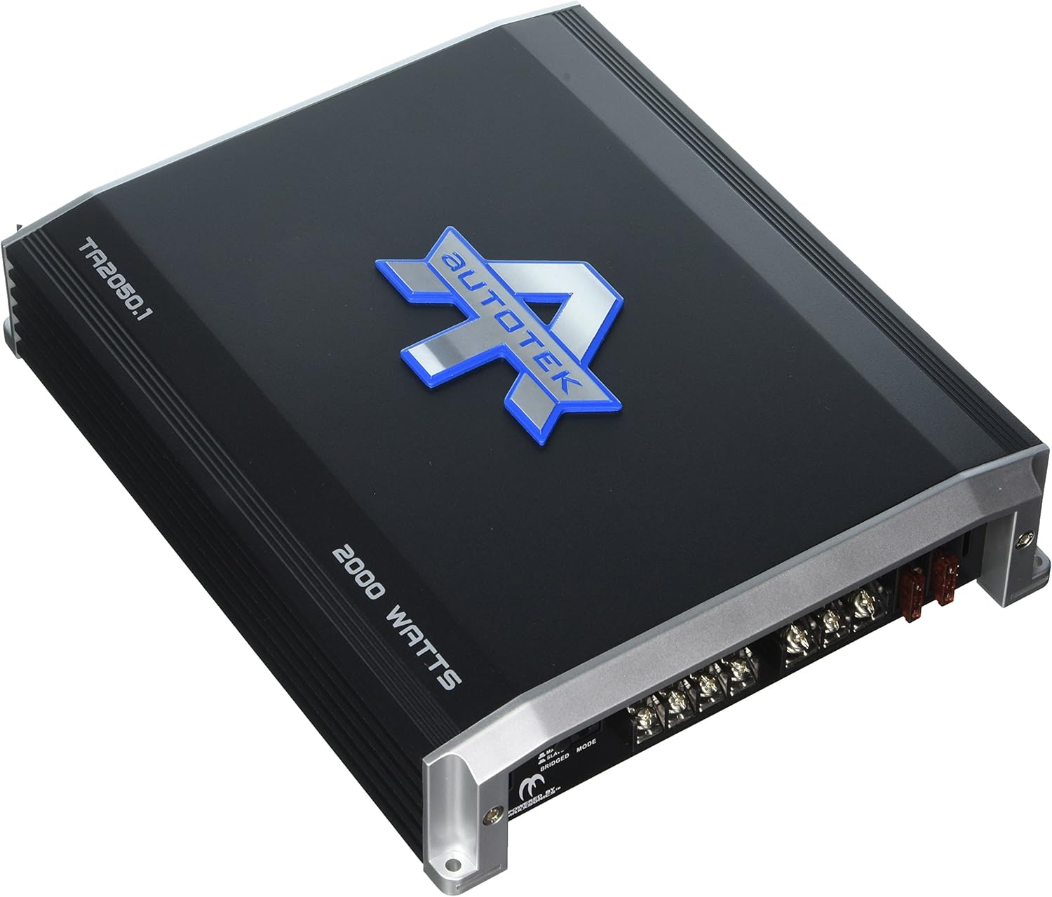 Autotek TA2050.1 TA Series 2 Channel Car Audio Amplifier (Black) – Class A/B Amp, 1000 Watt, Bass Remote Included, Marine Grade Protection