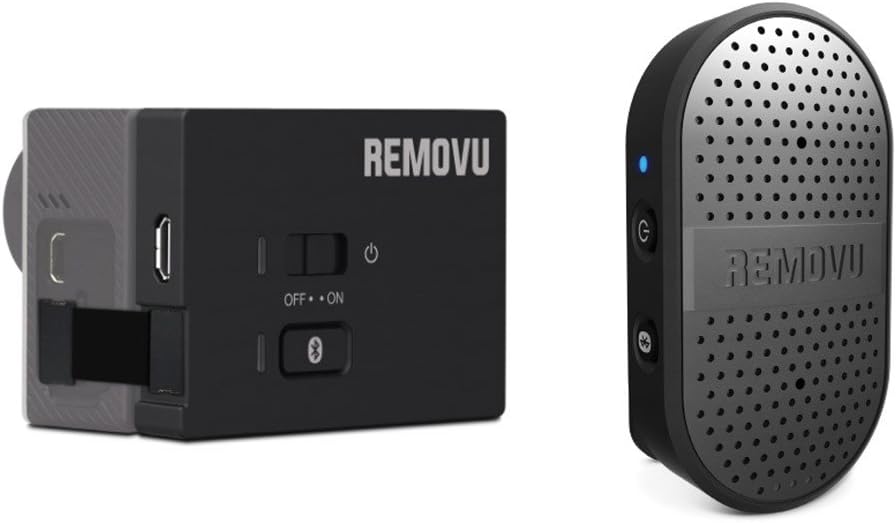 Removu RM-M1+A1 Wireless Microphone and Receiver for GoPro Hero4, Hero3+ & Hero3