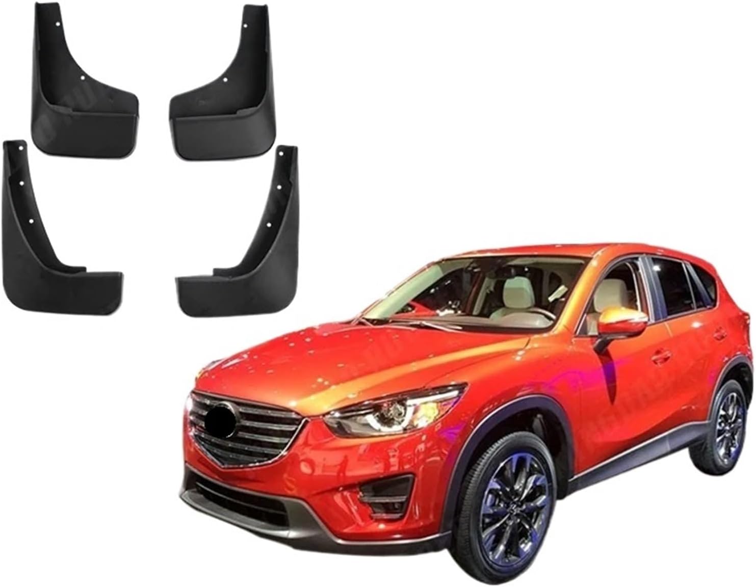 Car Mud Flaps Mudflaps Splash Guards Mud Flap Guard Mudguards Fender Protector Compatible with Mazda CX-5 CX5 2012 2013 2014 2015 2016
