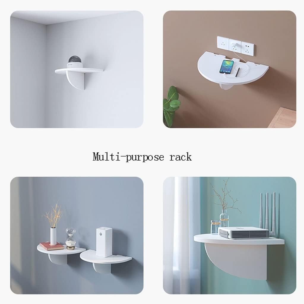 Single Floating DVD DVR Shelf, Cable Box Shelf, Floating Wall Mount Shelf, Wall Mount Shelves (Color : A)