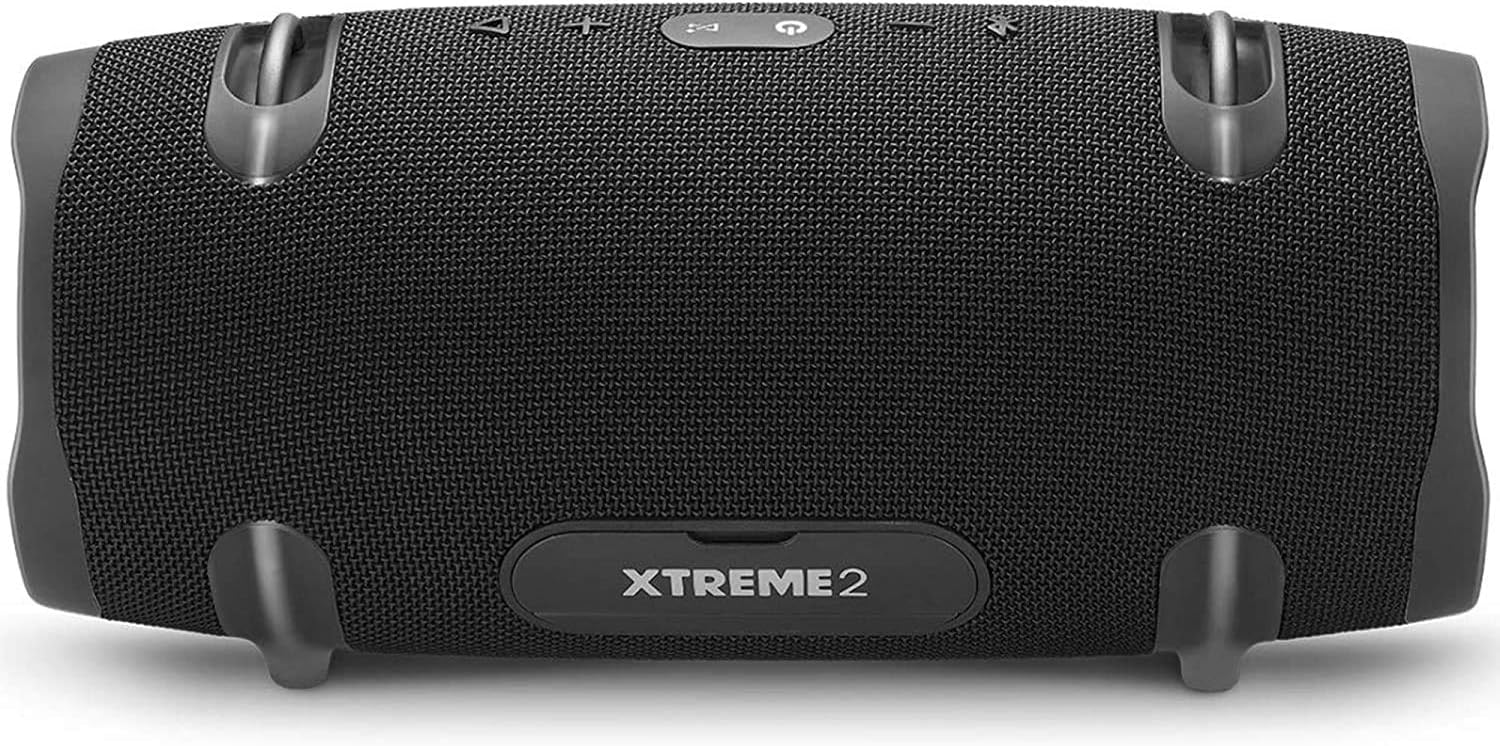 JBL Xtreme 2 Portable Waterproof Wireless Bluetooth Speaker - Black (Renewed)