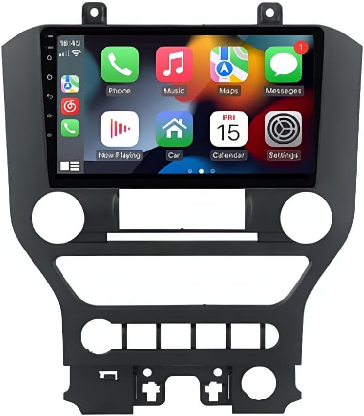 9 inch Car Radio Suitable for Ford Mustang 2014-2020 | CarPlay/Android Auto/WiFi/DSP/5G/DAB+, Touchscreen Carplay Screen, HD Multimedia Car Radio System (T2 (2GB/32GB) 8CORE 5G)