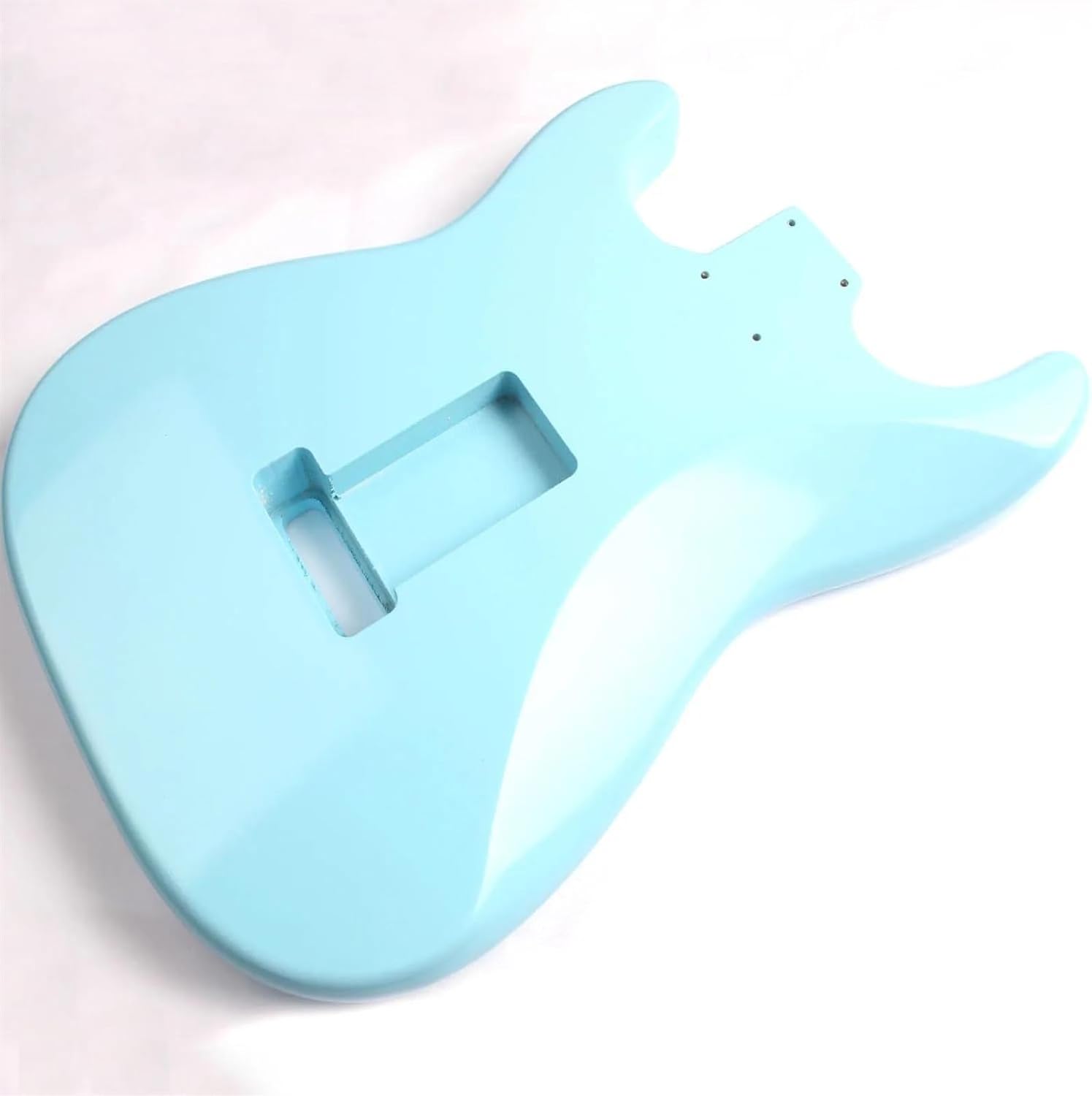 Guitar Body Guitar Replacement Parts African Mahogany Electric Guitar Body Pocket Size 64 * 16 * 76mm Blue Body
