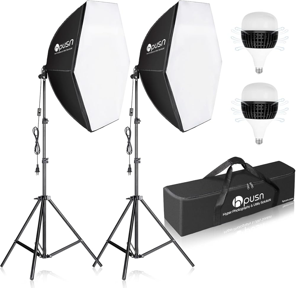 HPUSN Softbox Photography Lighting Kit 30