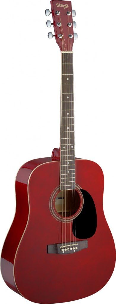 Stagg SA20D RED Acoustic Guitar