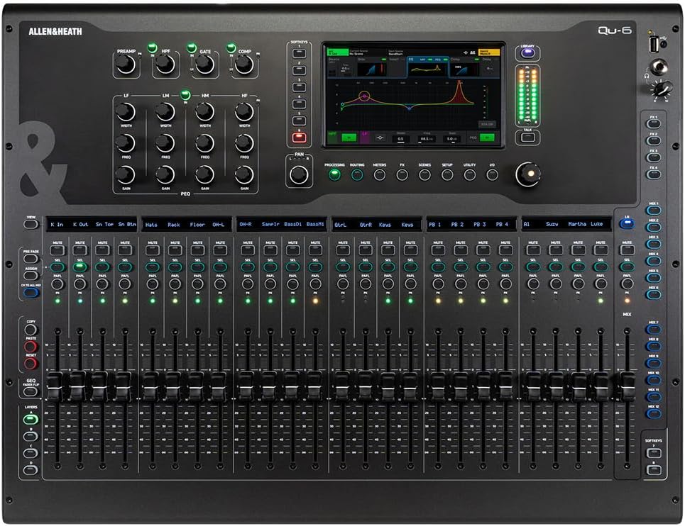 Allen & Heath Qu-6 38-channel Digital Mixer