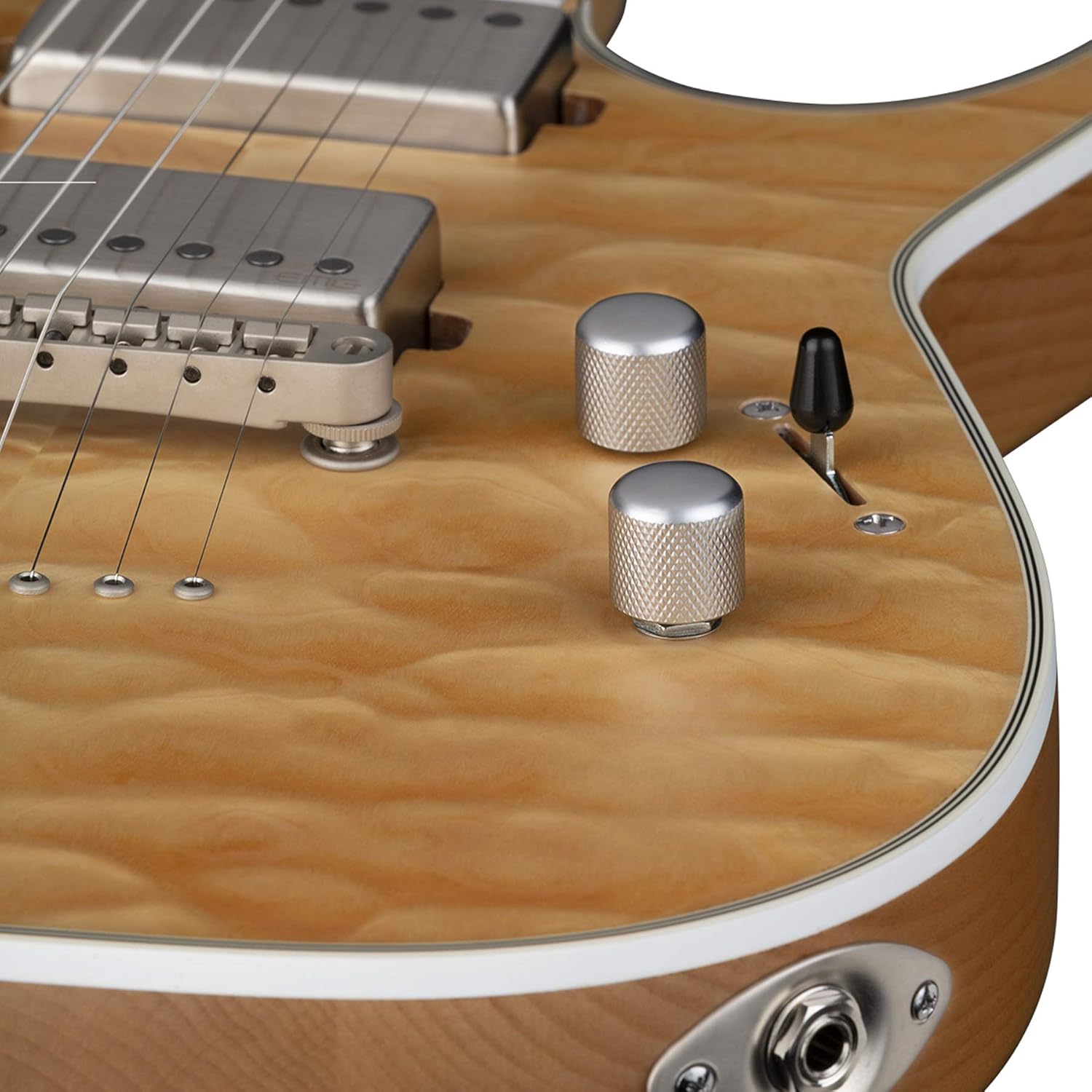 Dean Exile Select 7 String Quilt Top, Satin Natural, Bundle