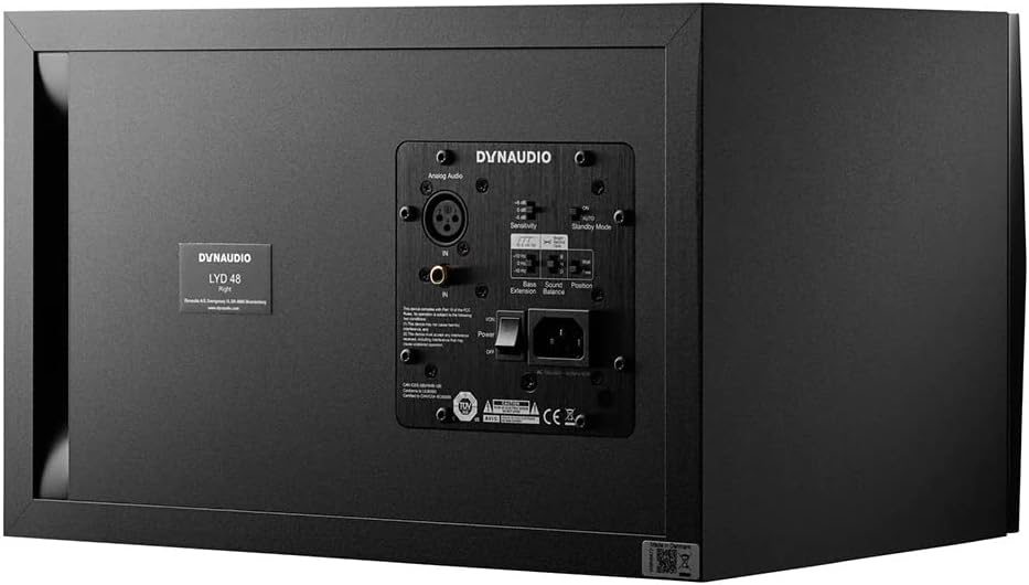Dynaudio LYD 48 3-Way Monitor: Right/Blk