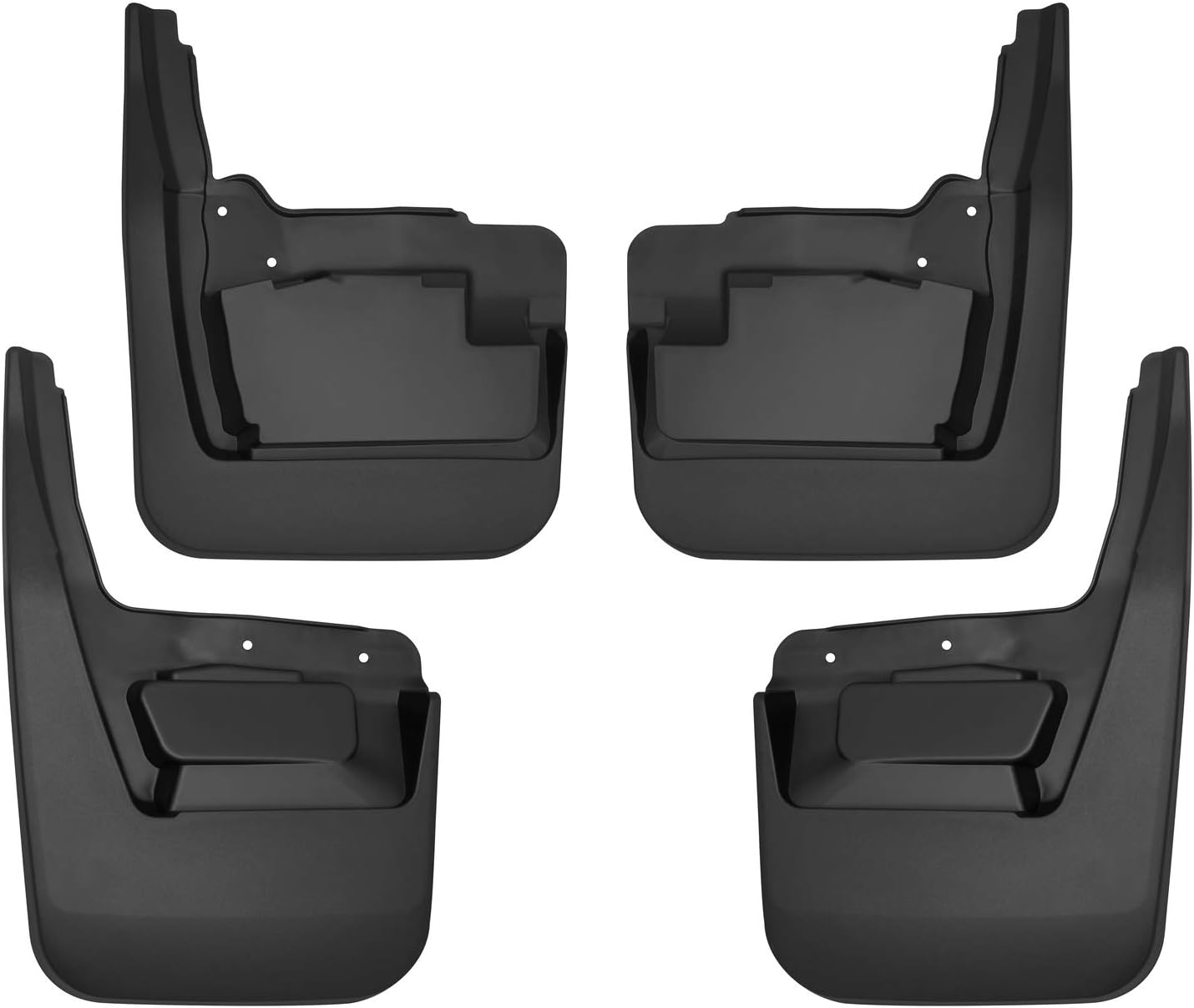 Husky Liners Custom Mud Guards | Fits 2019-2026 GMC Sierra 1500 | Front & Rear Set, 4-pc Black - 58276